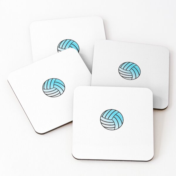 Item preview, Volleyball Sticker in Blue Ombre designed and sold by Madpad16.