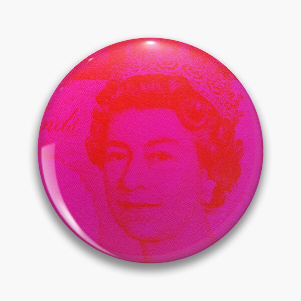 Item preview, Bright Pink and Red British Pound Sterling Banknote Bill Cash Coin Currency designed and sold by Plastic Memory Archive.