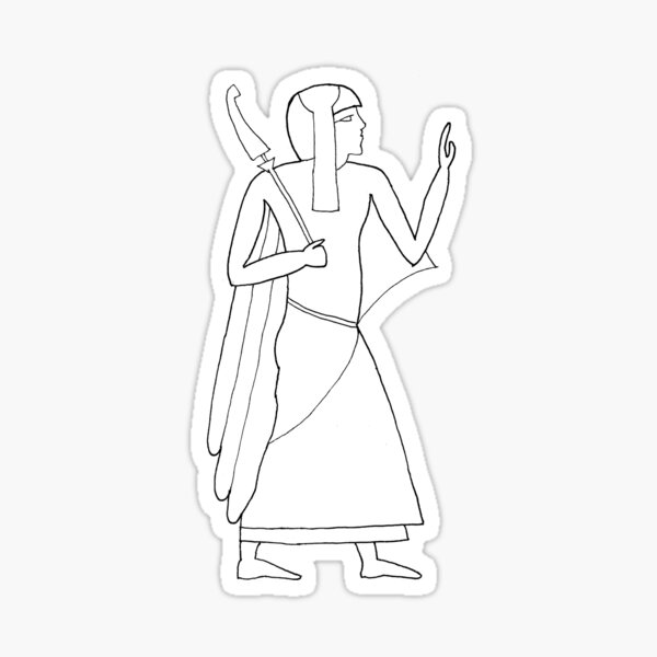 Egyptian Prince - Orange Sticker