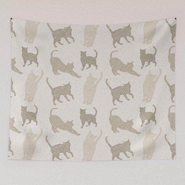 Item preview, Brown Cats Circle Design designed and sold by Pierre Bernard Jr.