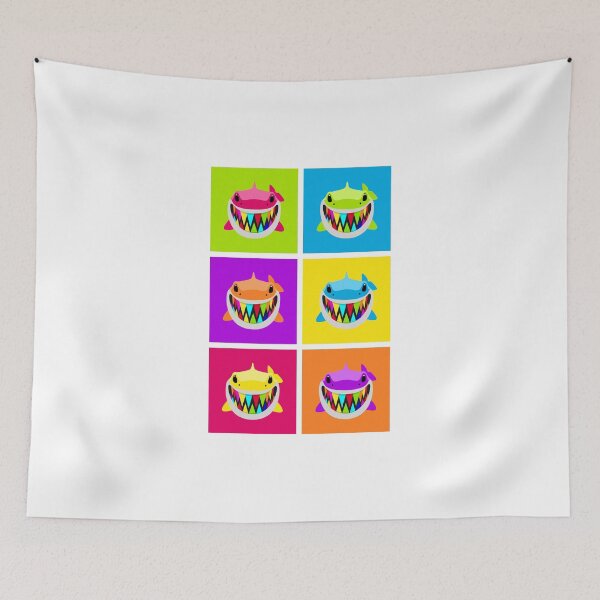 Item preview, Rainbow Sharks tiles designed and sold by Sprit3r.