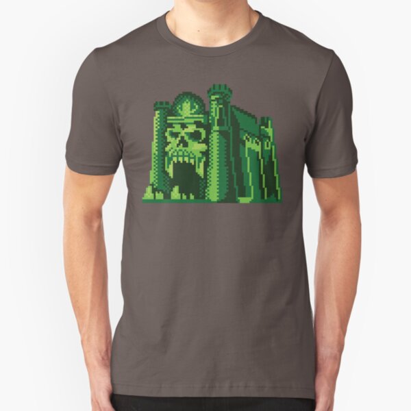 By the Pixel of Grayskull Slim Fit T-Shirt