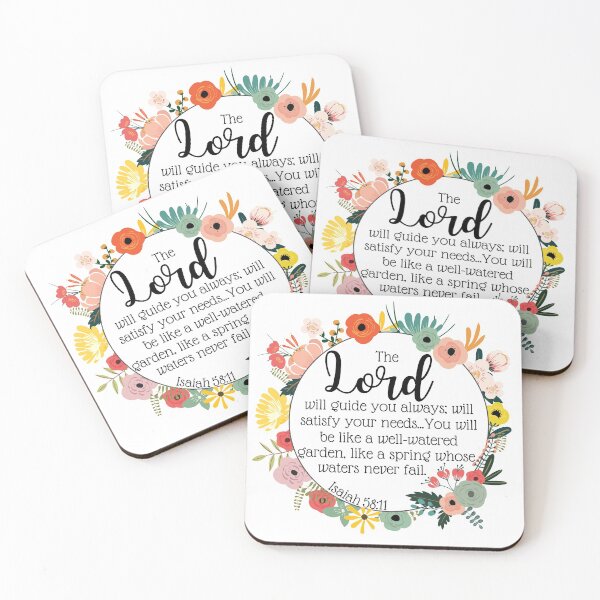 Item preview, The Lord will guide you always - Isaiah 58:11 designed and sold by RockyPatch.