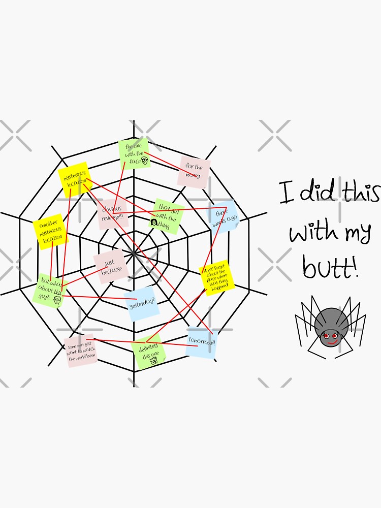 Thumbnail 3 of 3, Sticker, I Did This With My Butt! designed and sold by FictionalHangov.