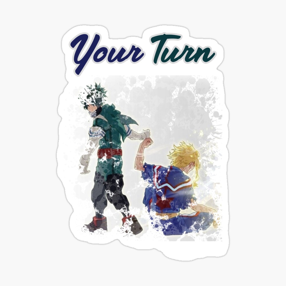 My Hero Academia All Might Your Turn Midoriya Kids T Shirt By Ehsanstore Redbubble