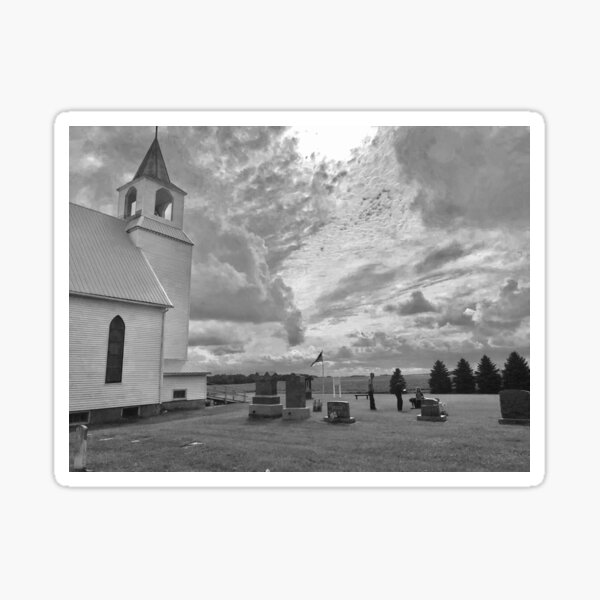 "Rural Barrett" by Gina Lee Ronhovde Sticker
