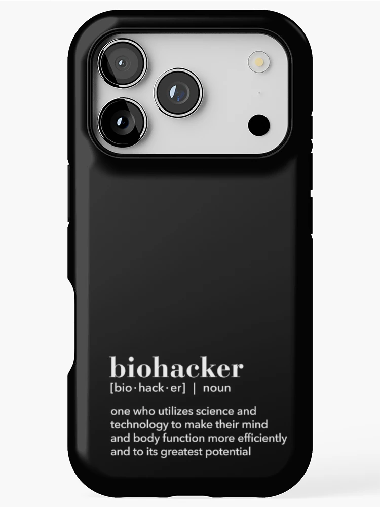 Thumbnail 1 of 4, iPhone Case, Biohacker - Definition - Reverse designed and sold by VeRedbubble.