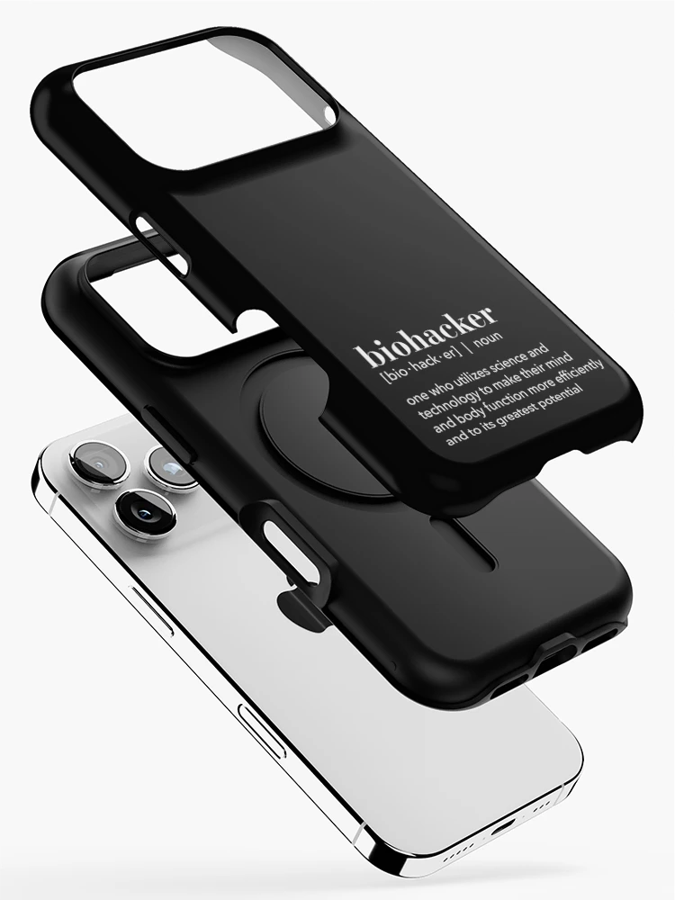 Thumbnail 2 of 4, iPhone Case, Biohacker - Definition - Reverse designed and sold by VeRedbubble.