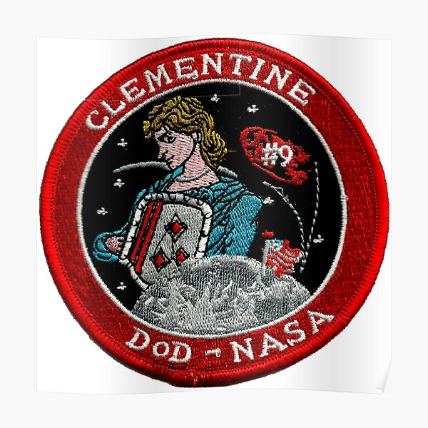 "NASA DoD Clementine Mission Logo" Poster for Sale by Spacestuffplus | Redbubble
