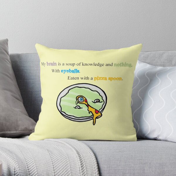 Eyeball Soup Throw Pillow