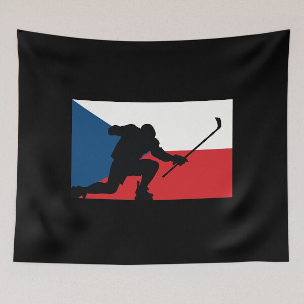 Item preview, Czech Ice Hockey Silhouette Celebration designed and sold by CanvasTee.