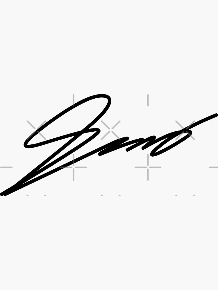 ATEEZサイン Ateez Signature Pattern
