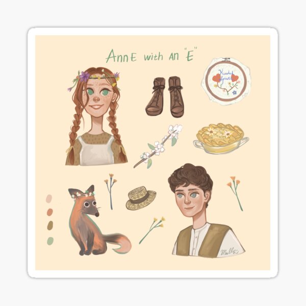 Anne Sticker For Sale By Mollydraws Redbubble