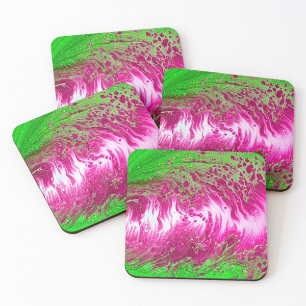 Item preview, Candy Apple Acrylic Pour Painting  designed and sold by Ashley Branstetter.