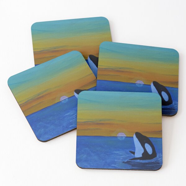 Item preview, killer whale at the sunset designed and sold by Dtoledoarts.