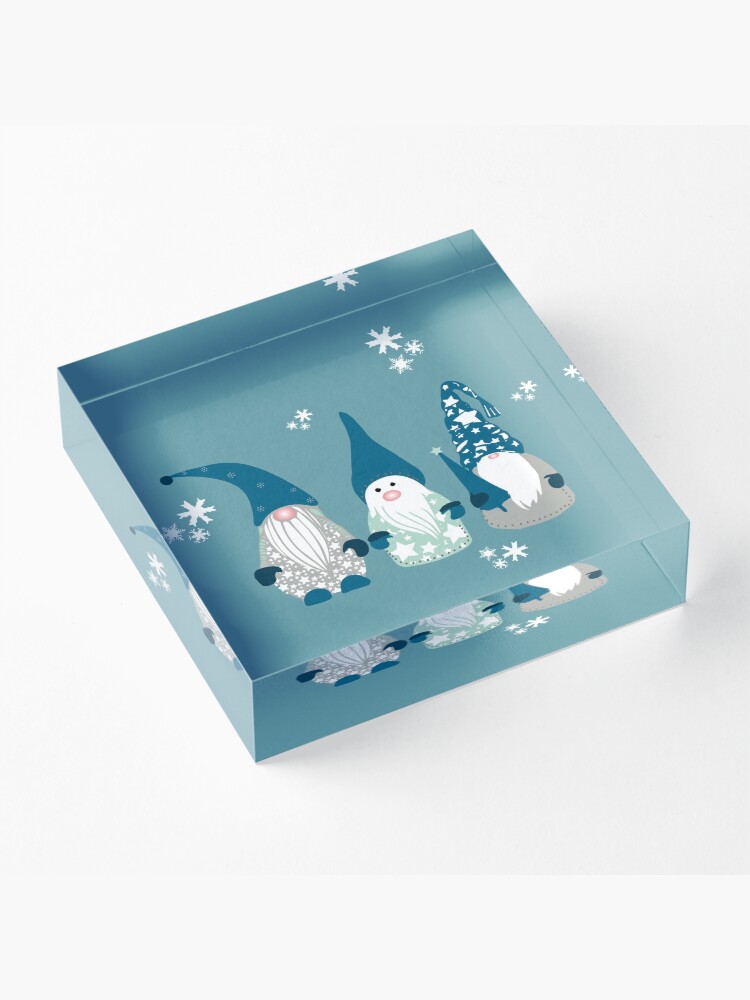 Alternate view of Trio of Gnomes Acrylic Block
