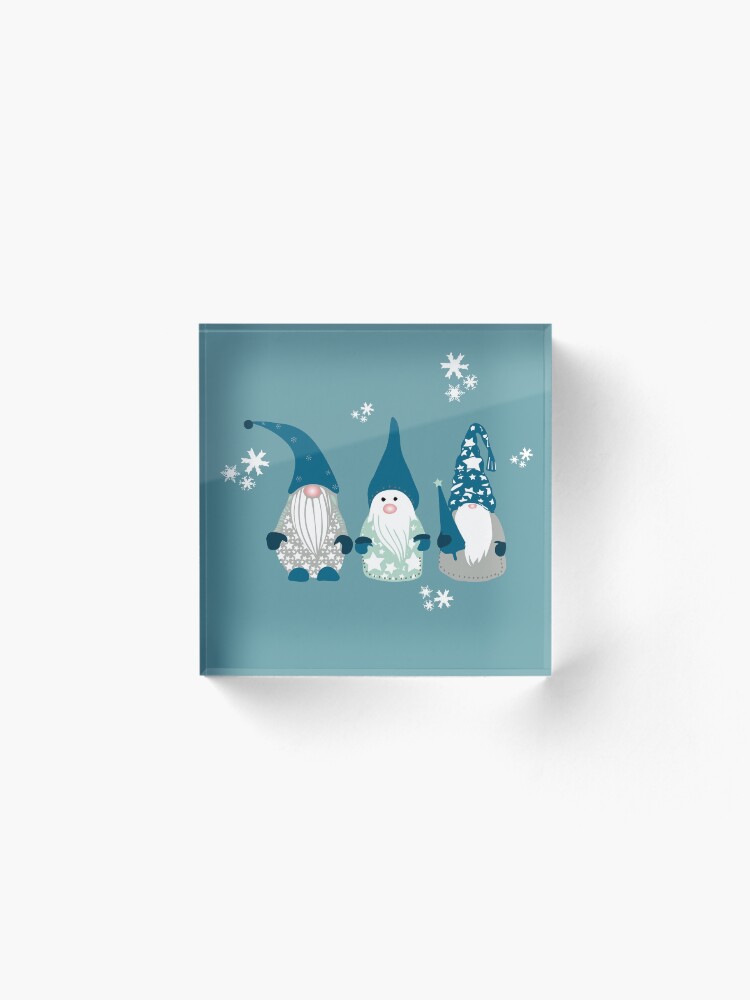 Alternate view of Trio of Gnomes Acrylic Block