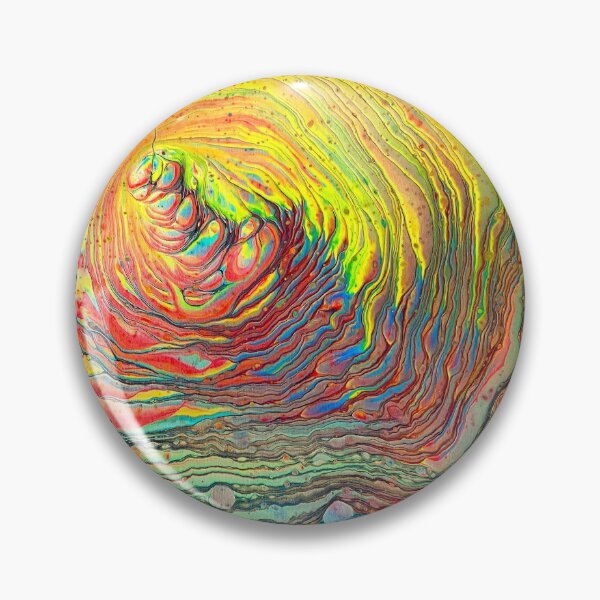 Item preview, Bright Sunshiney Day Acrylic Pour Painting  designed and sold by Ashley Branstetter.