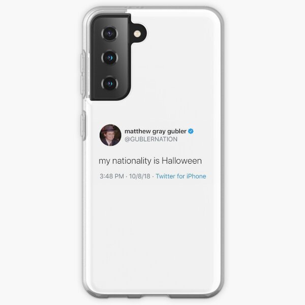 matthew gray gubler tweet Samsung Galaxy Soft Case
