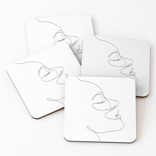 Item preview, Woman face one line drawing designed and sold by Tinteria.
