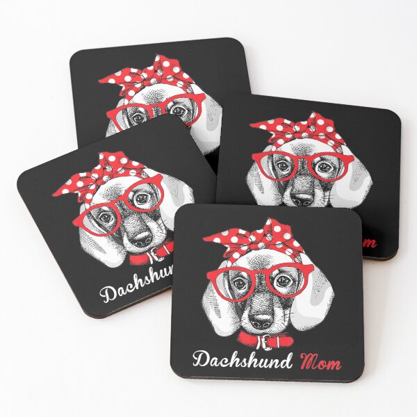 Aperçu de l'œuvre Teckel Mom Doxie Wiener Lover Fête des mères créée et vendue par MarkHudson78.