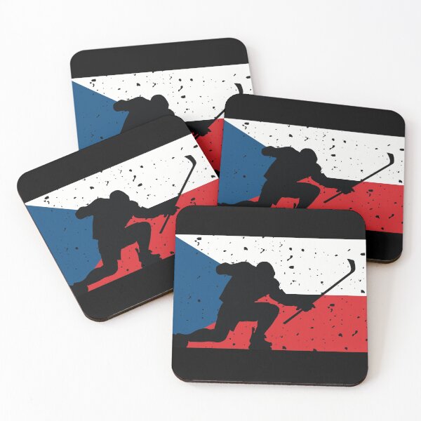 Item preview, Czech Ice Hockey Silhouette Celebration Distressed designed and sold by CanvasTee.