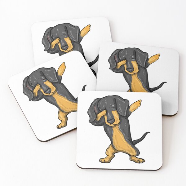 Aperçu de l'œuvre Tamponner Teckel Chien Doxie Dab Dance créée et vendue par MarkHudson78.