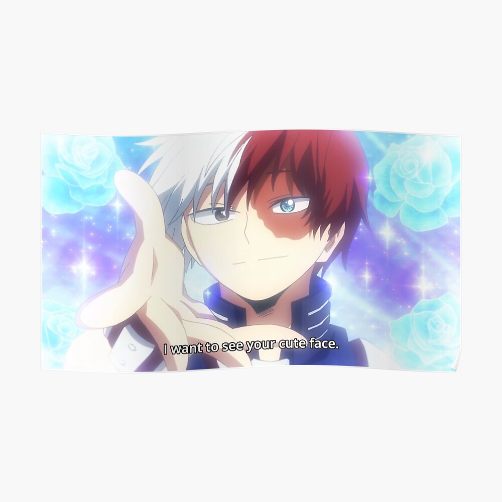 Todoroki Screen Cap Sticker For Sale By Joojlia Redbubble