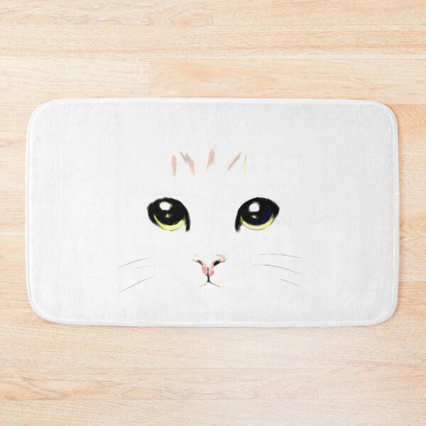 Item preview, cat face white designed and sold by ultimawiz.