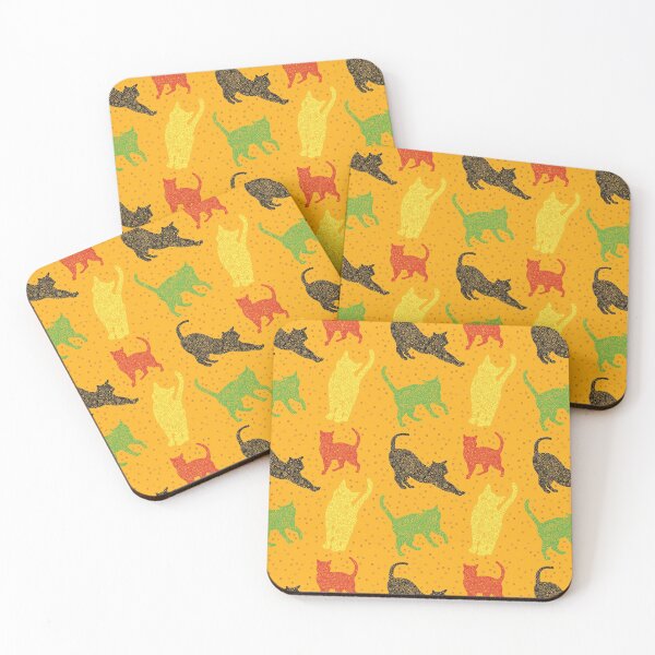 Item preview, Afrocentric Action Cats Repeated Pattern Circle Design designed and sold by Pierre Bernard Jr.