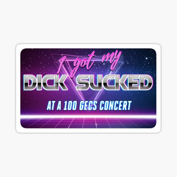 100 gecs Sticker