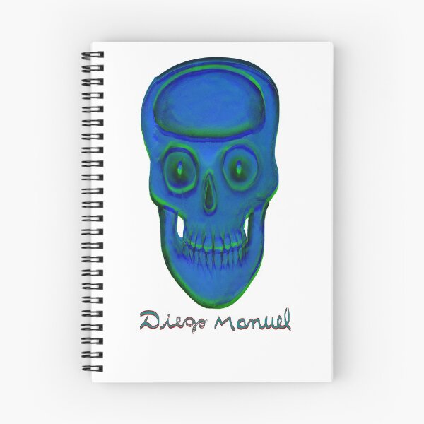 Item preview, blue skull designed and sold by Diego Manuel Rodriguez.