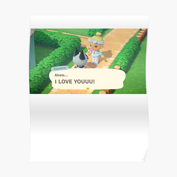 Download Animal Crossing Funny Posters Redbubble PSD Mockup Templates