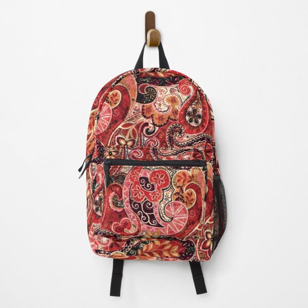 Item preview, Red, Pink and Black Vintage Paisley Floral designed and sold by Gerson Ramos.
