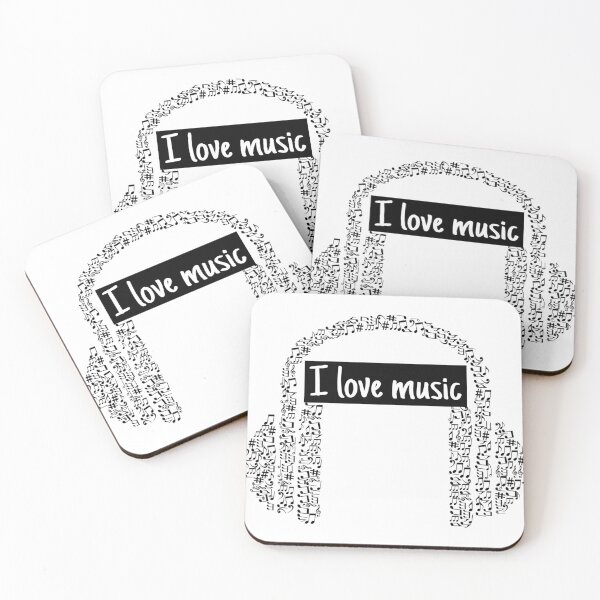 Item preview, i love music designed and sold by AtomaïLuna.