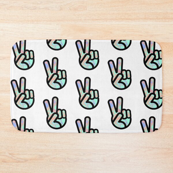 Item preview, Peace sign purple tie-dye  designed and sold by FaCurls.
