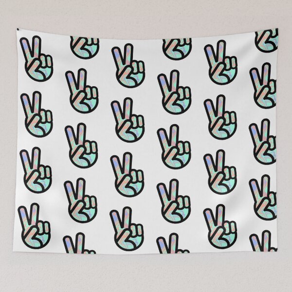 Item preview, Peace sign purple tie-dye  designed and sold by FaCurls.