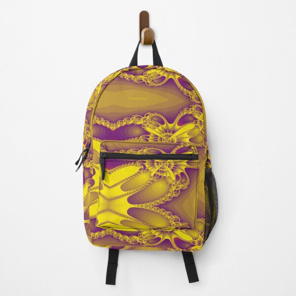Item preview, Newton Raphson Fractal Seamless Pattern IX (yellow/purple) designed and sold by shane22.