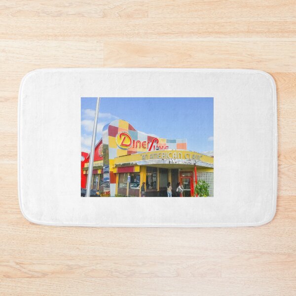 Item preview, Classical retro American Diner Deluxe bright signage and colors. Looks great on a sticker and even better as a canvas print on your wall designed and sold by Brian Scantlebury.
