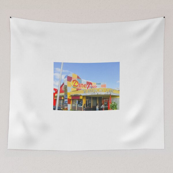 Item preview, Classical retro American Diner Deluxe bright signage and colors. Looks great on a sticker and even better as a canvas print on your wall designed and sold by Brian Scantlebury.