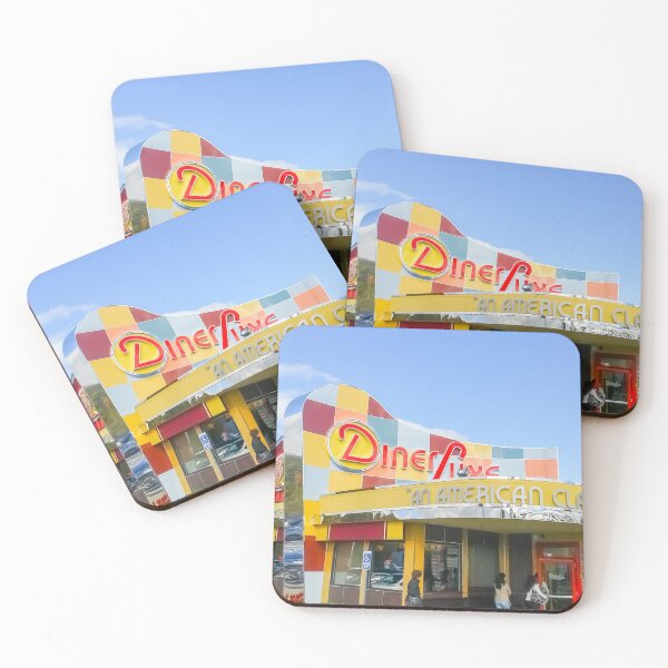 Item preview, Classical retro American Diner Deluxe bright signage and colors. Looks great on a sticker and even better as a canvas print on your wall designed and sold by Brian Scantlebury.