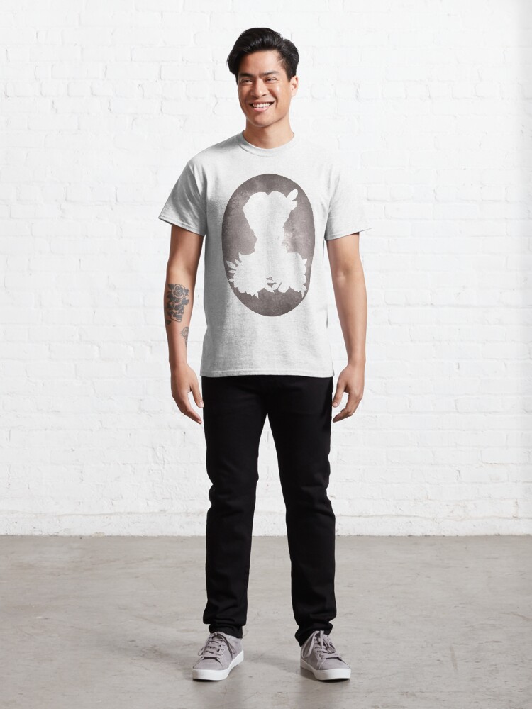 Vista alternativa de Camiseta clásica Girl Flowers Silhouette