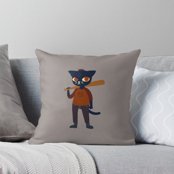 Item preview, Night In The Woods Mae Borowski With Baseball Bat designed and sold by creaturesditch.