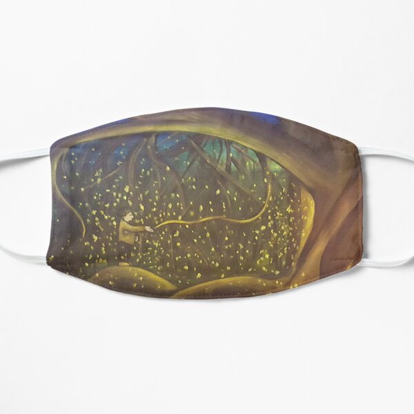 Witnessed by Fireflies Flat Mask