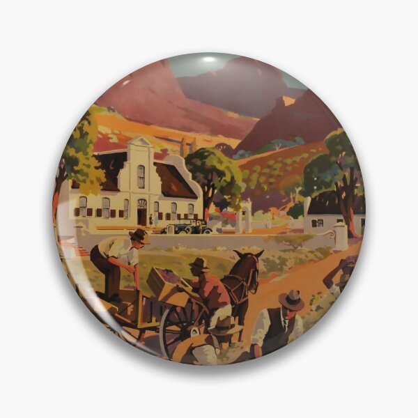 Item preview, South Africa vintage travel poster designed and sold by stickart-marek.
