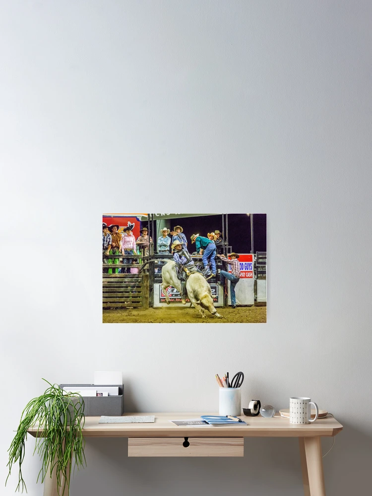 Thumbnail 2 of 3, Poster, Bull Rider designed and sold by RedChevy.