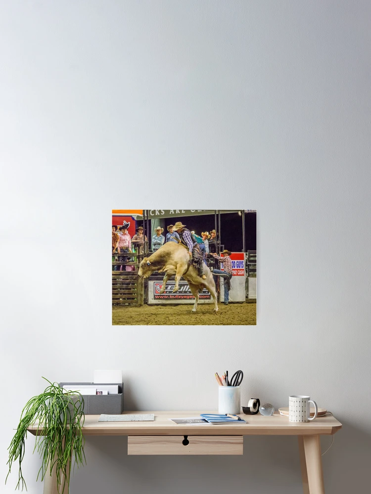 Thumbnail 2 of 3, Poster, Bull Rider designed and sold by RedChevy.