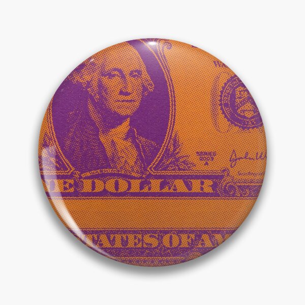 Item preview, Orange and Violet American Dollar Banknote Bill Cash Coin Currency designed and sold by Plastic Memory Archive.