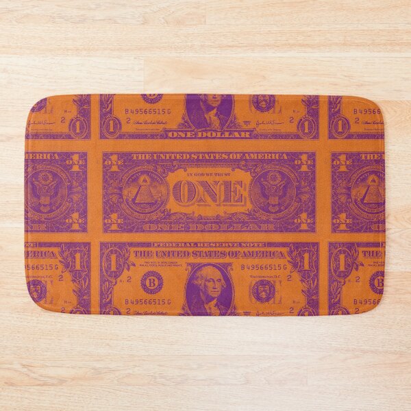 Item preview, Orange and Violet American Dollar Banknote Bill Cash Coin Currency designed and sold by Plastic Memory Archive.