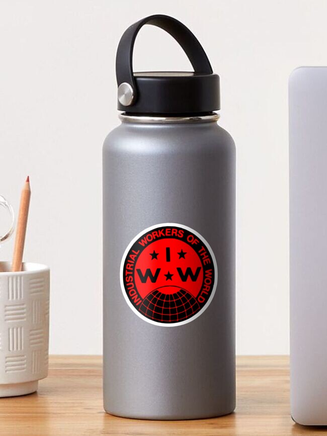 Thumbnail 1 von 3, Sticker, Logo der Industrial Workers of the World (IWW) designt und verkauft von fuzzynautilus.
